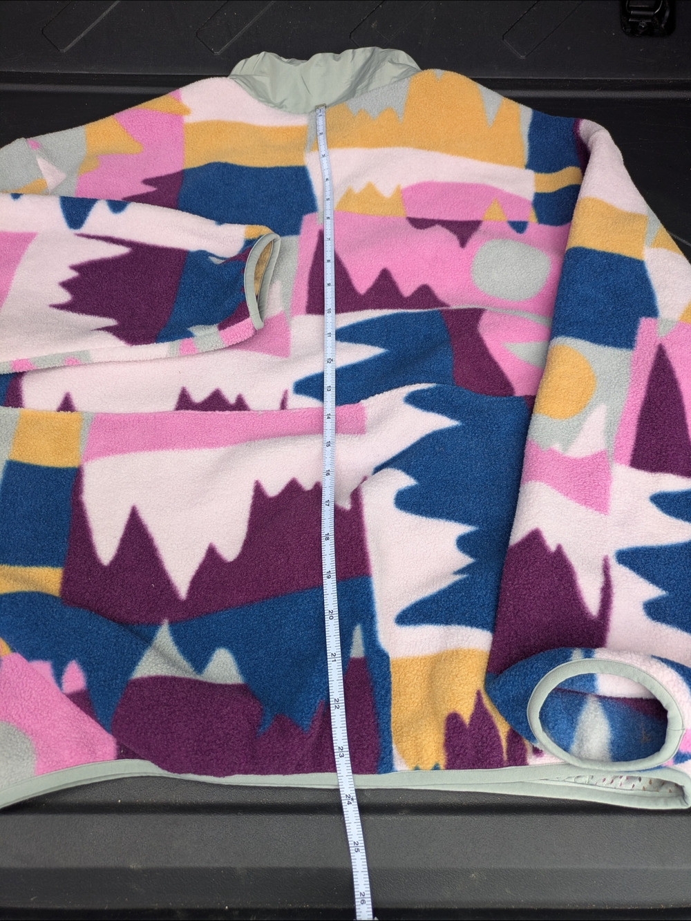 Patagonia Synchilla Half-Zip Fleece Pullover Frontera Marble Sz:M Outdoorsy Cozy - Picture 9 of 10